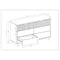 Manhattan Comfort Granville 55.07 Double Wide Dresser in Dark Grey DR-5035 - alternate 2
